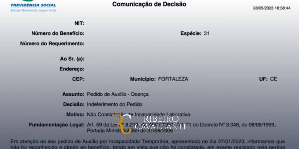 Os cinco motivos que podem fazer seu auxílio-doença ser indeferido!