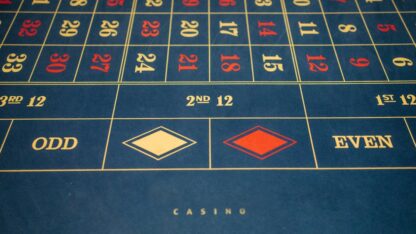 Apostas online e lavagem de dinheiro o papel das bets no brasil 72375 1771806795 Vista superior de uma mesa de roleta azul com números e marcações de apostas em um cassino. — foto: pavel danilyuk