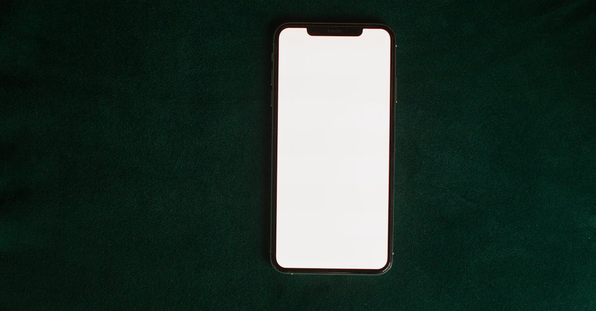 Smartphone com tela branca centralizado sobre um fundo verde escuro texturizado. — Foto: KATRIN BOLOVTSOVA