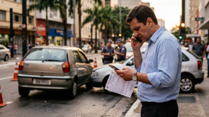 Imagem representando Acidente de Trânsito — Ribeiro Cavalcante Advocacia