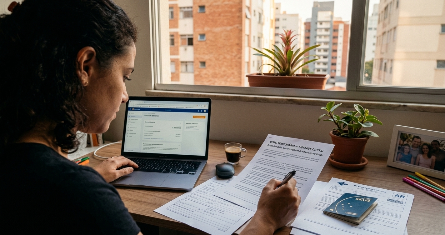 Imagem representando Brazil Digital Nomad Visa Requirements in 2026: Documents, Income and Rules — Ribeiro Cavalcante Advocacia