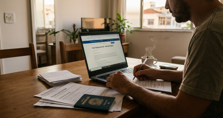 Imagem representando How Do I Apply for a Digital Nomad Visa in Brazil? Step-by-Step Process — Ribeiro Cavalcante Advocacia