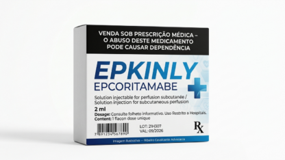 Medicamento epkinly 1778934921 Caixa do medicamento epkinly (epcoritamabe) em embalagem farmacêutica brasileira conforme rdc 768/2022 da anvisa — fabricado por ribeiro cavalcante advocacia