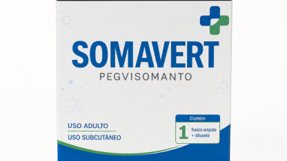 Medicamento somavert 1778071025 Caixa do medicamento somavert (pegvisomanto) em embalagem farmacêutica brasileira conforme rdc 768/2022 da anvisa — fabricado por ribeiro cavalcante advocacia