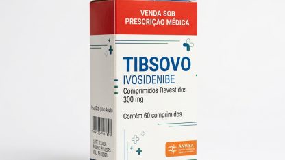 Medicamento tibsovo 1778438087 Caixa do medicamento tibsovo (ivosidenibe) em embalagem farmacêutica brasileira conforme rdc 768/2022 da anvisa — fabricado por ribeiro cavalcante advocacia