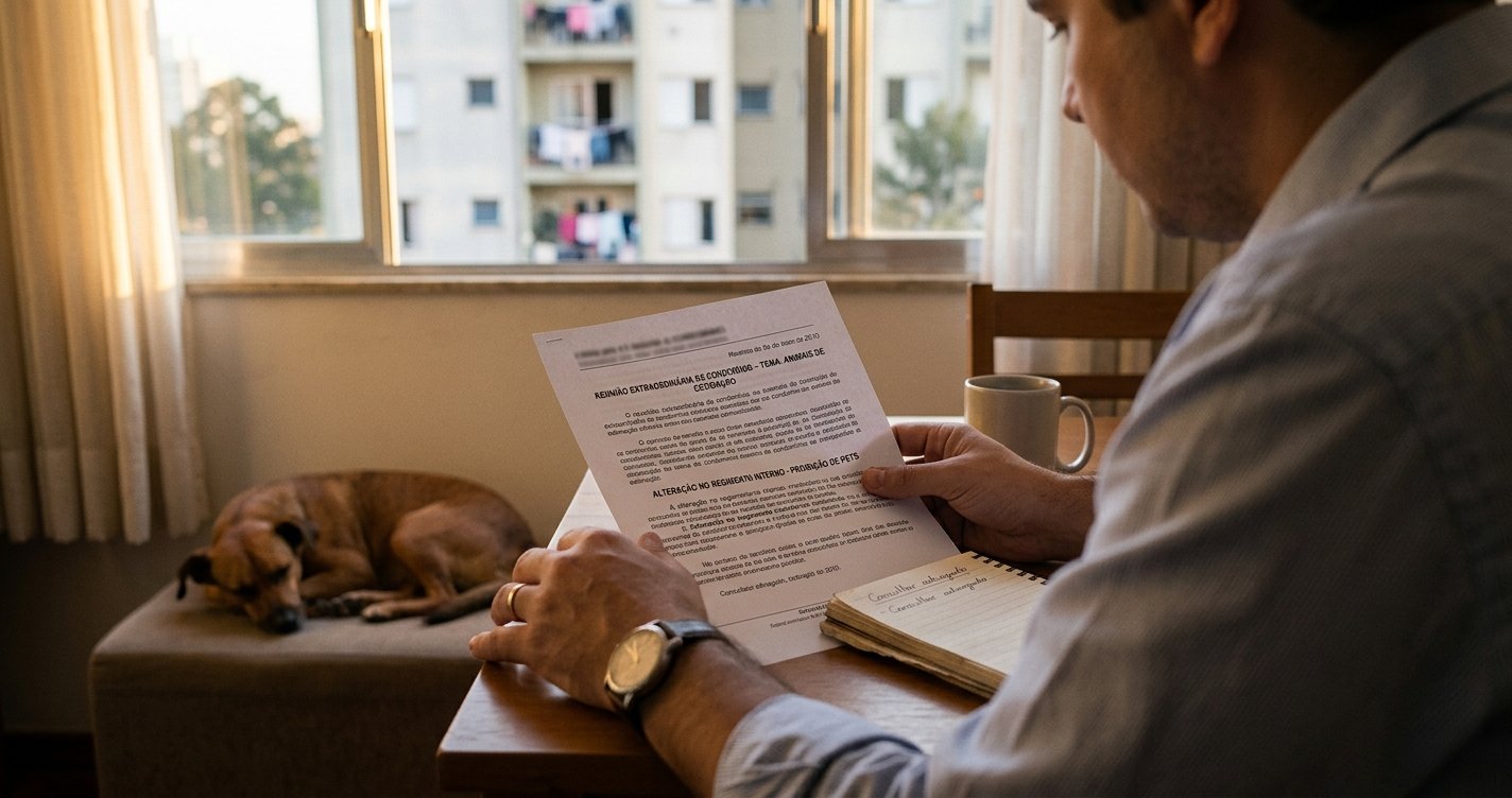 Imagem representando Pet Ban in Brazilian Condominiums: What Owners Need to Know — Ribeiro Cavalcante Advocacia