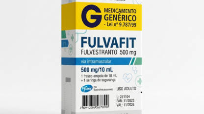Medicamento fulvafit 1780425154 Caixa do medicamento fulvafit (fulvestranto) em embalagem farmacêutica brasileira conforme rdc 768/2022 da anvisa — fabricado por ribeiro cavalcante advocacia