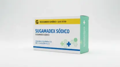 Caixa do medicamento sugamadex sódico (sugamadex sódico) em embalagem farmacêutica brasileira conforme rdc 768/2022 da anvisa