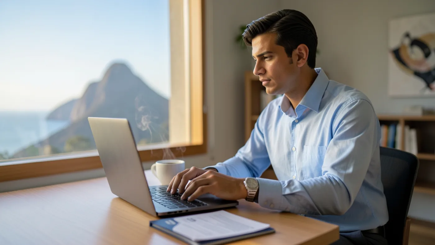 Imagem representando nômade digital no brasil: quando serve e quando não serve para empresas — ribeiro cavalcante advocacia