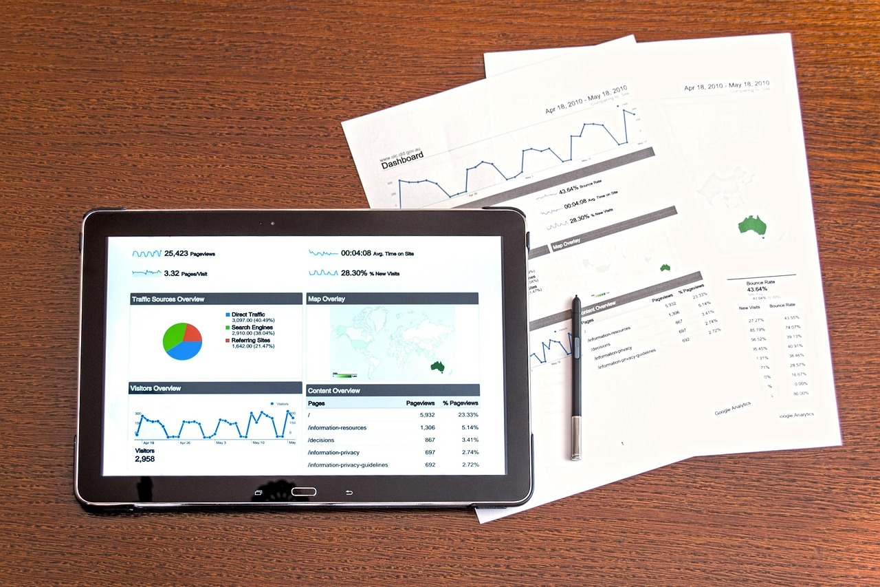 Uso de ia para criar imagens intimas saiba como se proteger inline 2 223394 1781706896 Tablet com gráficos e documentos sobre uma mesa de trabalho. — foto: pexels