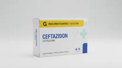 Caixa do medicamento ceftazidon (ceftazidima) em embalagem farmacêutica brasileira conforme rdc 768/2022 da anvisa