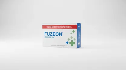 Caixa do medicamento fuzeon (enfuvirtida) em embalagem farmacêutica brasileira conforme rdc 768/2022 da anvisa