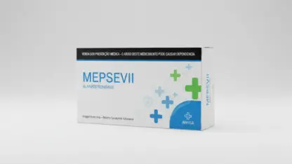Caixa do medicamento mepsevii (alfavestronidase) em embalagem farmacêutica brasileira conforme rdc 768/2022 da anvisa