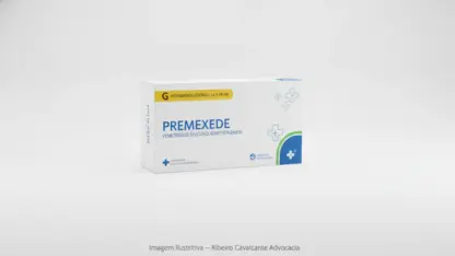 Caixa do medicamento premexede (pemetrexede dissódico hemipentaidratado) em embalagem farmacêutica brasileira conforme rdc 768/2022 da anvisa