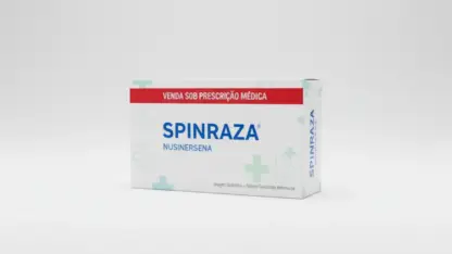 Caixa do medicamento spinraza (nusinersena) em embalagem farmacêutica brasileira conforme rdc 768/2022 da anvisa