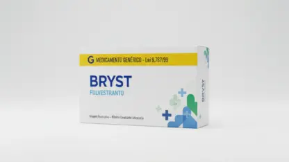 Caixa do medicamento bryst (fulvestranto) em embalagem farmacêutica brasileira conforme rdc 768/2022 da anvisa