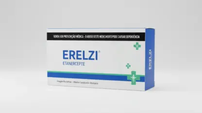 Caixa do medicamento erelzi (etanercepte) em embalagem farmacêutica brasileira conforme rdc 768/2022 da anvisa