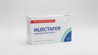 Caixa do medicamento injectafer (carboximaltose ferrica) em embalagem farmacêutica brasileira conforme rdc 768/2022 da anvisa