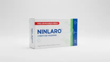 Caixa do medicamento ninlaro (citrato de ixazomibe) em embalagem farmacêutica brasileira conforme rdc 768/2022 da anvisa