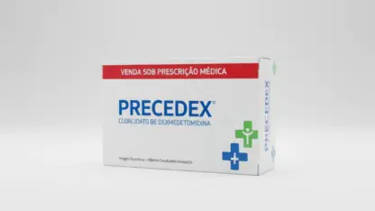 Caixa do medicamento precedex (cloridrato de dexmedetomidina) em embalagem farmacêutica brasileira conforme rdc 768/2022 da anvisa