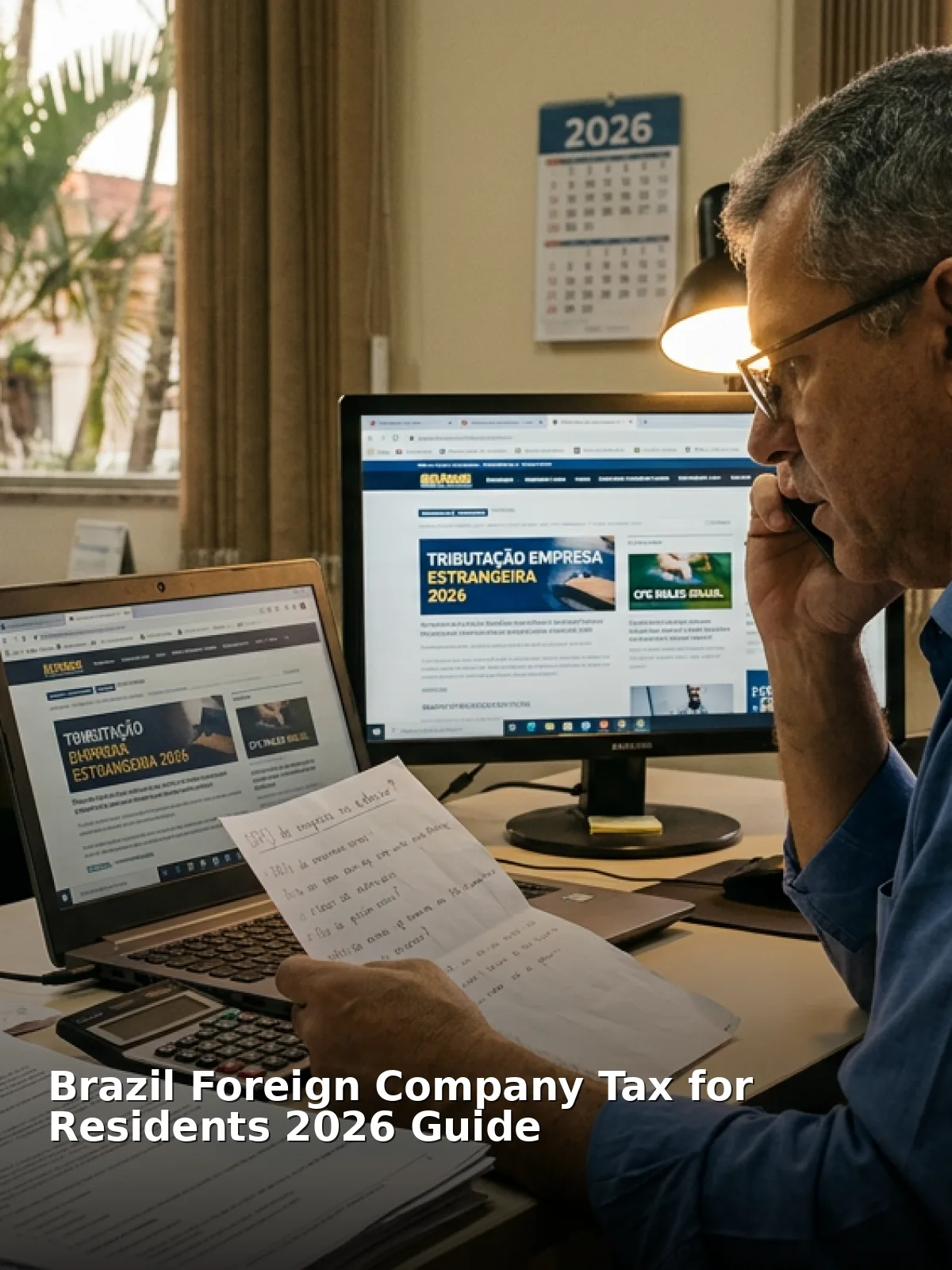 Brazil foreign company tax for residents 2026 guide