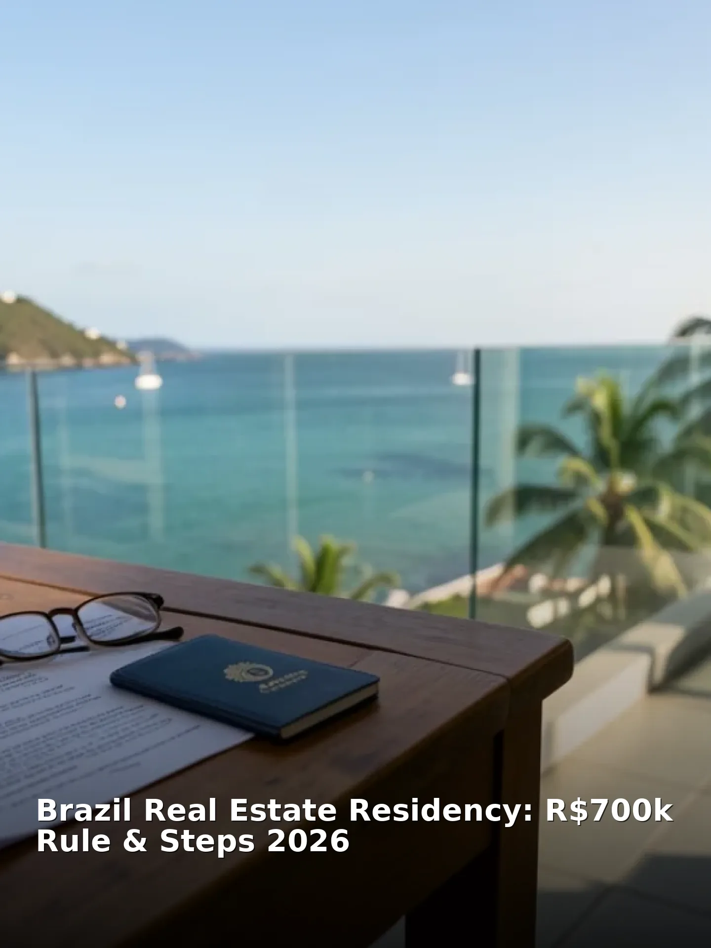 Brazil Real Estate Residency: R$700k Rule & Steps 2026