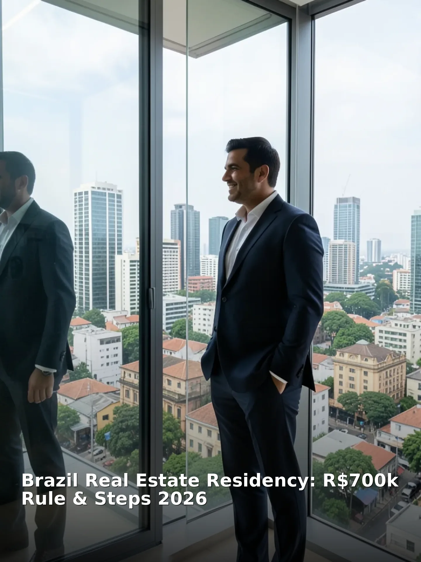 Brazil real estate residency: r$700k rule & steps 2026