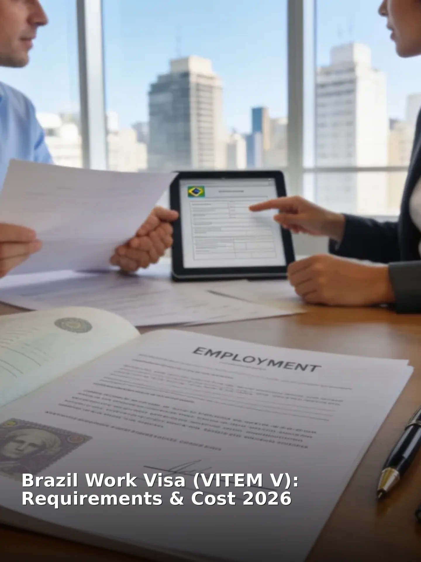 Brazil Work Visa (VITEM V): Requirements & Cost 2026