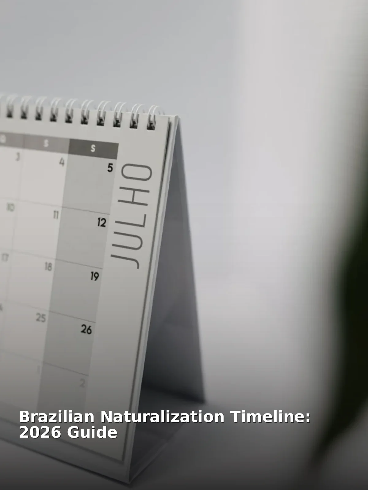 Brazilian naturalization timeline: 2026 guide
