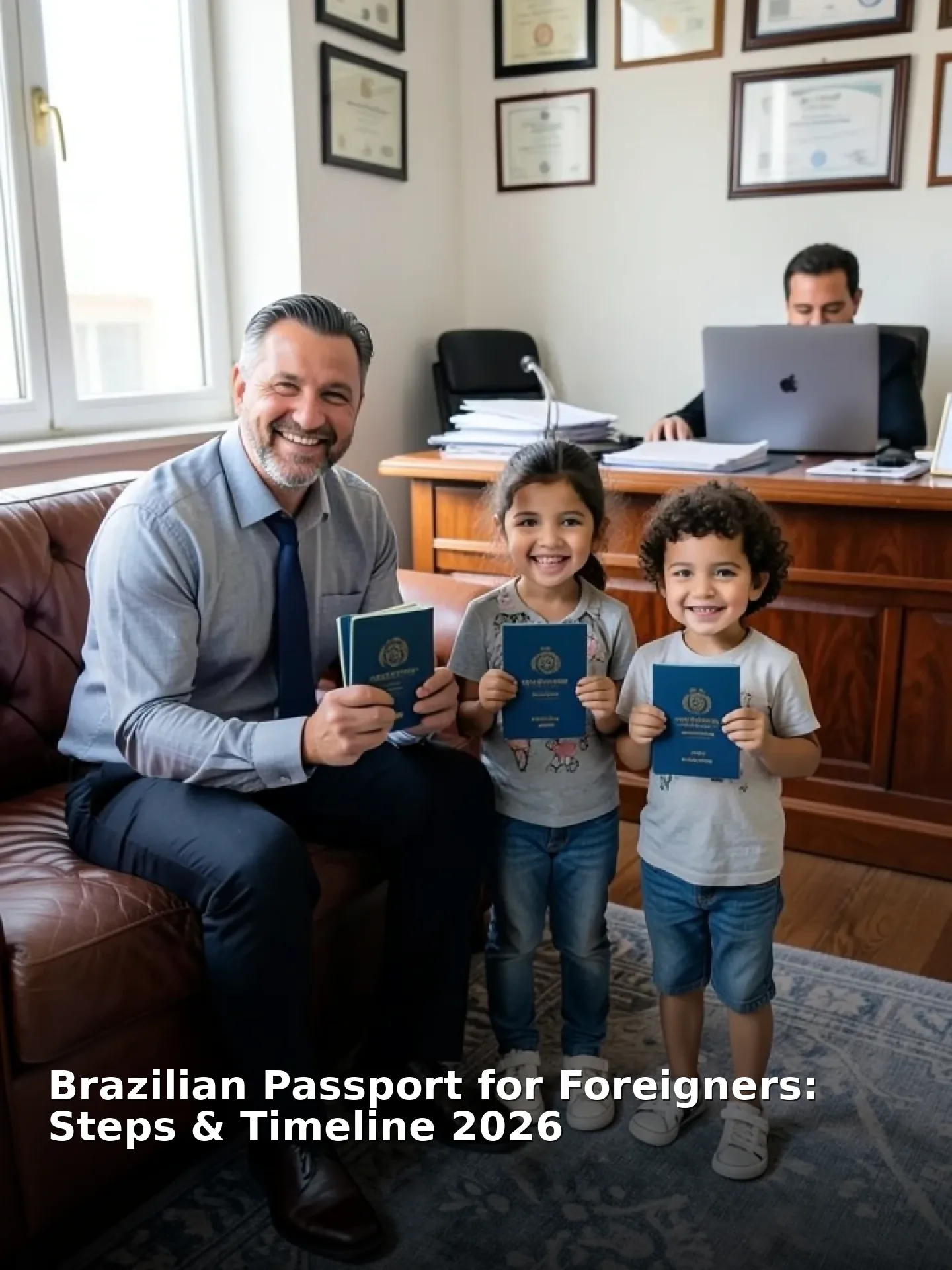 Brazilian passport for foreigners: steps & timeline 2026