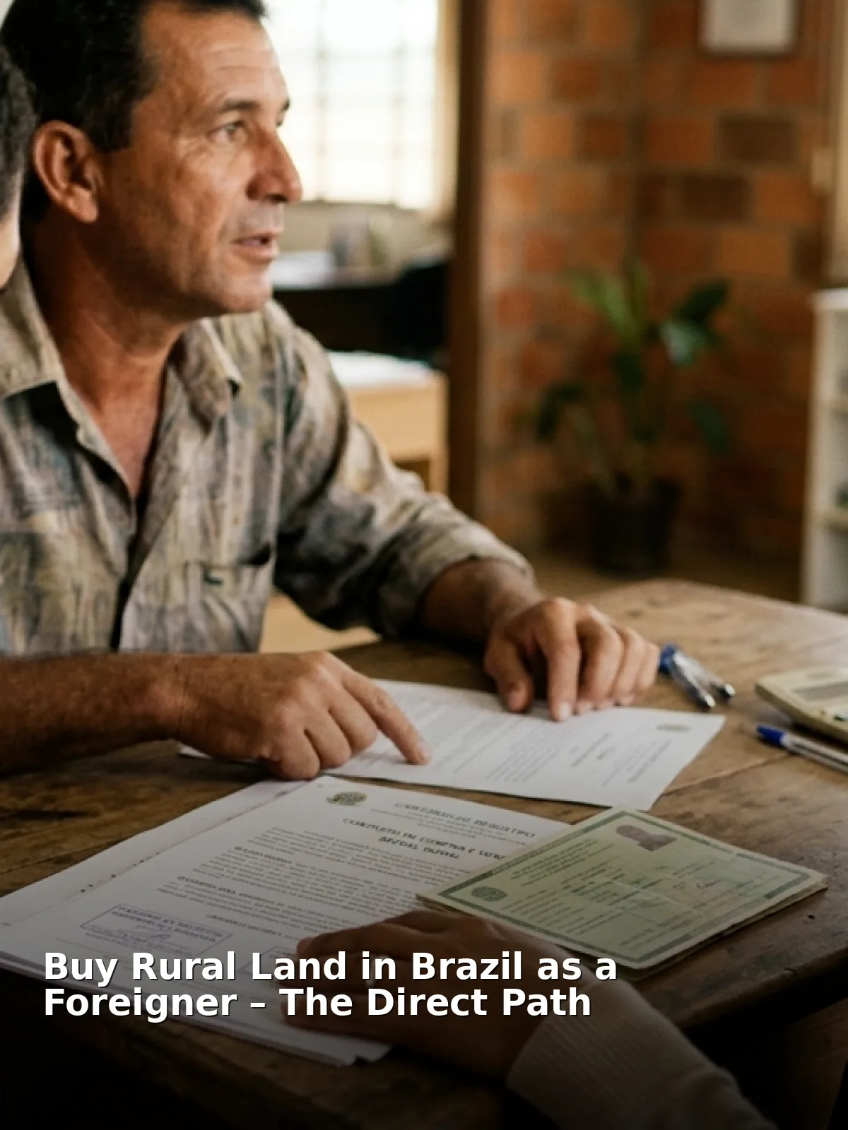 Buy rural land in brazil as a foreigner – the direct path