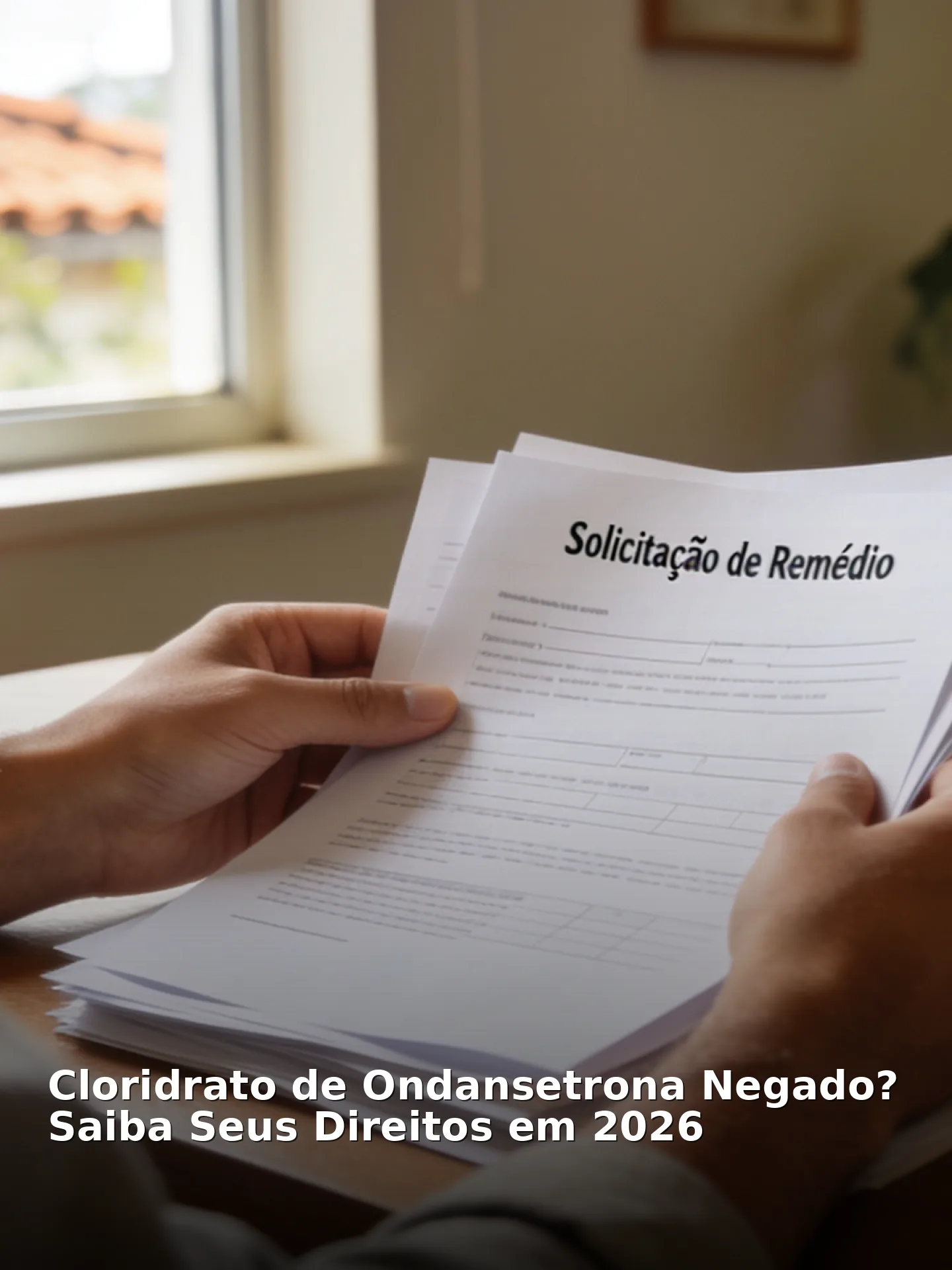 Cloridrato de ondansetrona negado? Saiba seus direitos em 2026