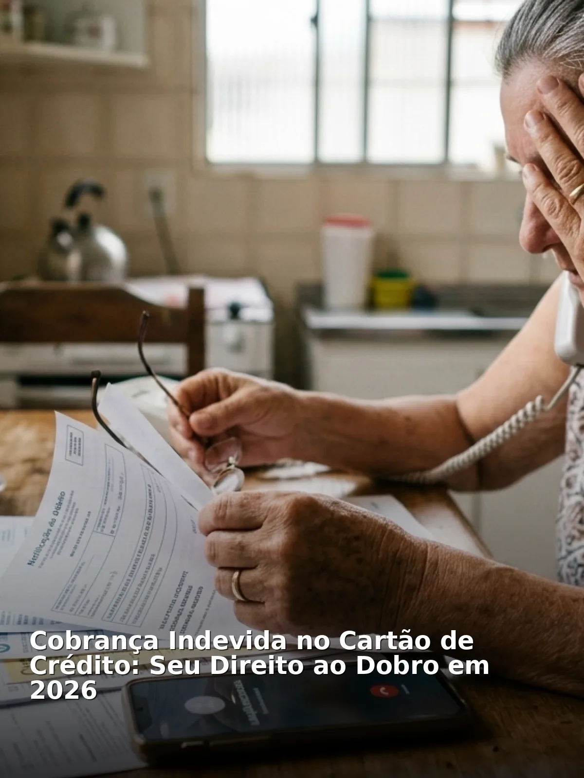 Cobrança indevida no cartão de crédito: seu direito ao dobro em 2026