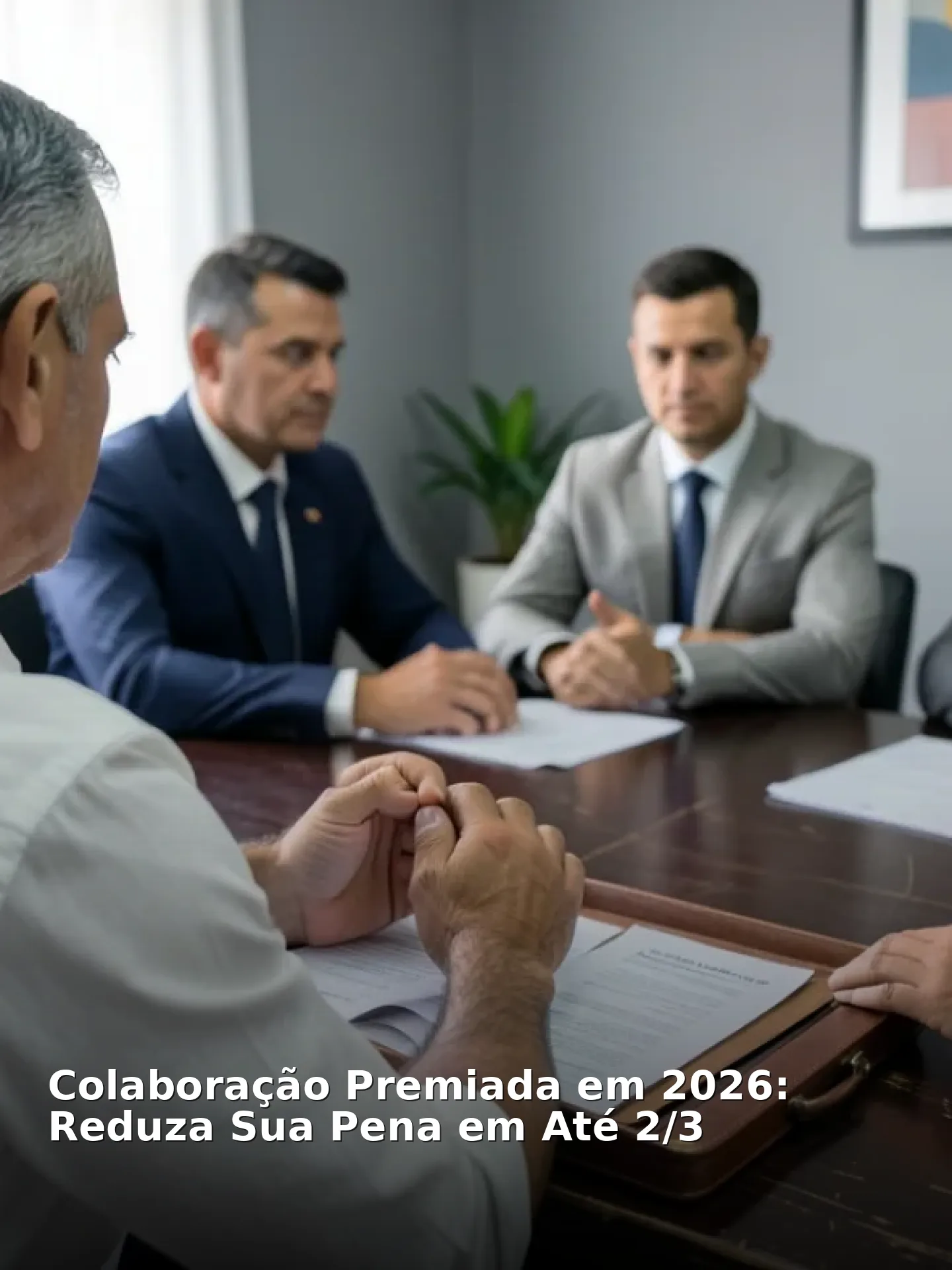 Colaboração Premiada em 2026: Reduza Sua Pena em Até 2/3
