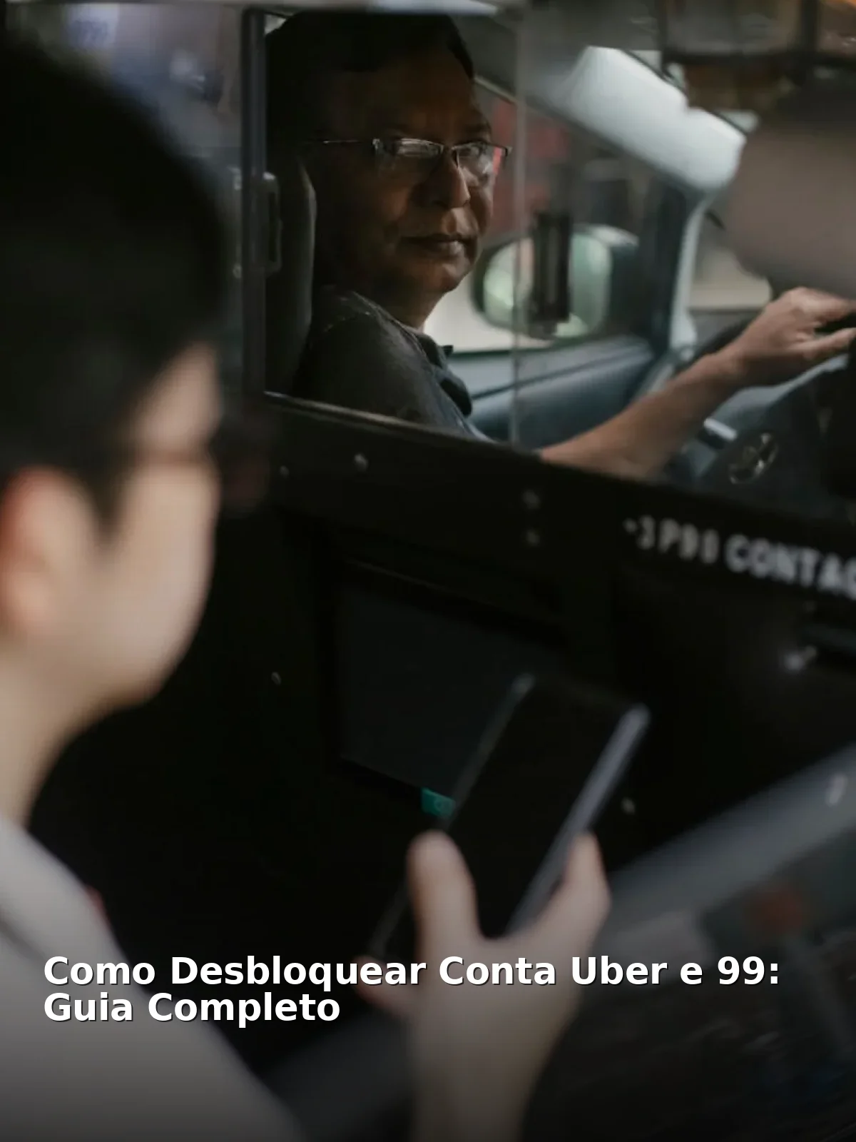 Como desbloquear conta uber e 99: guia completo