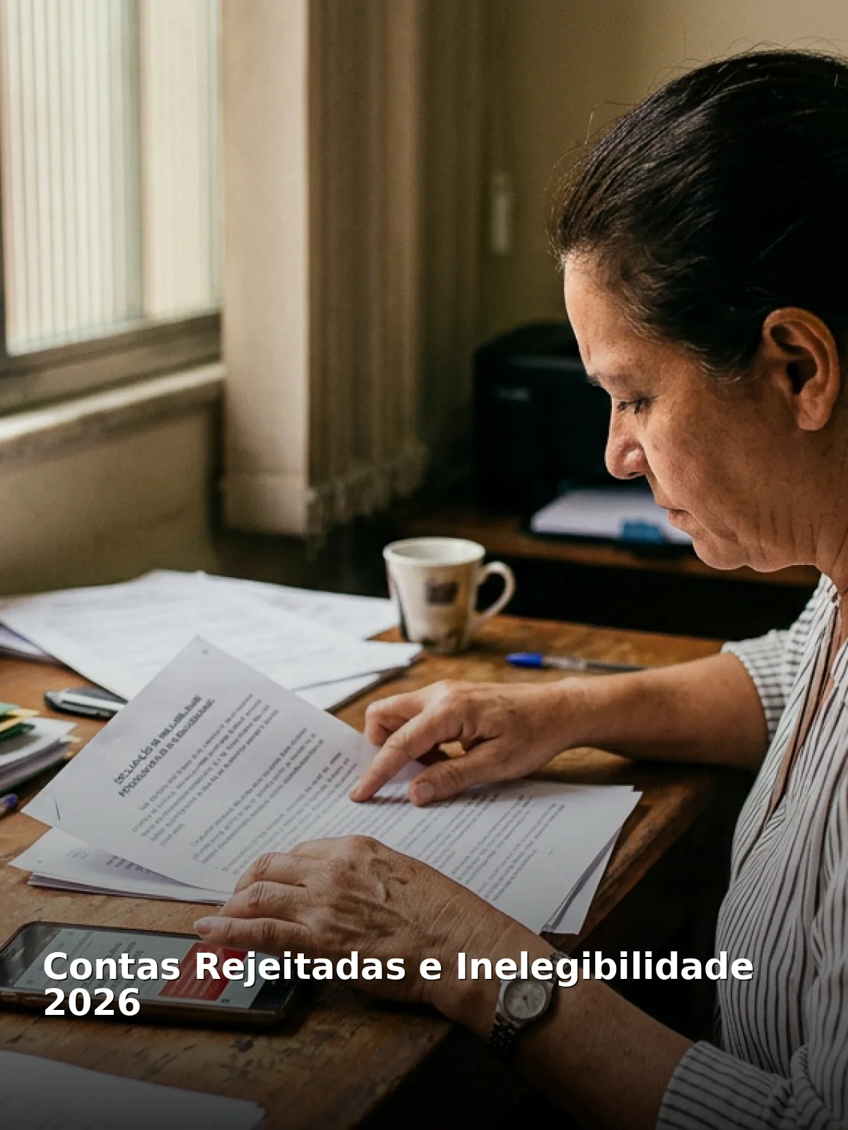 Contas rejeitadas e inelegibilidade 2026