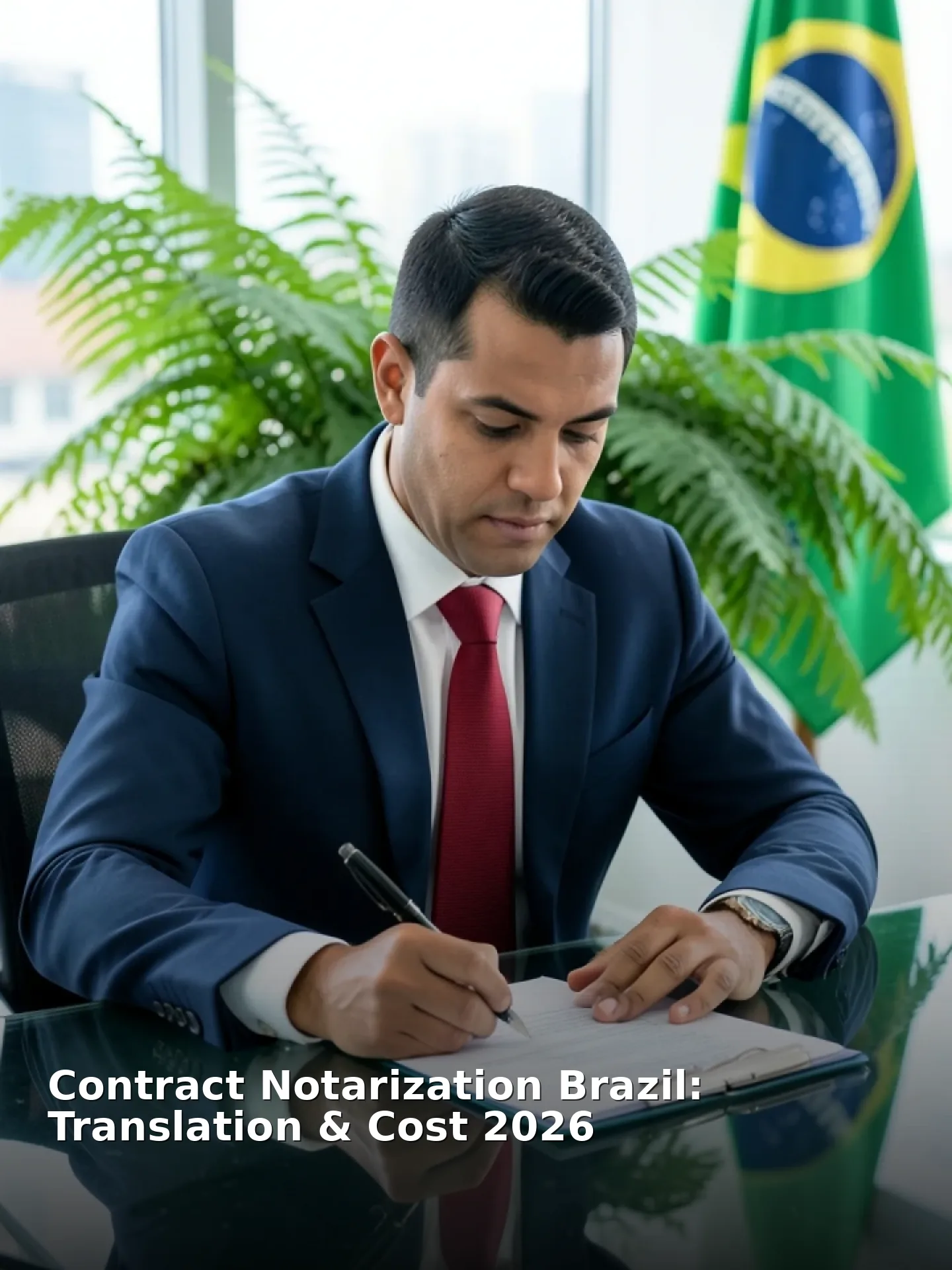 Contract notarization brazil: translation & cost 2026