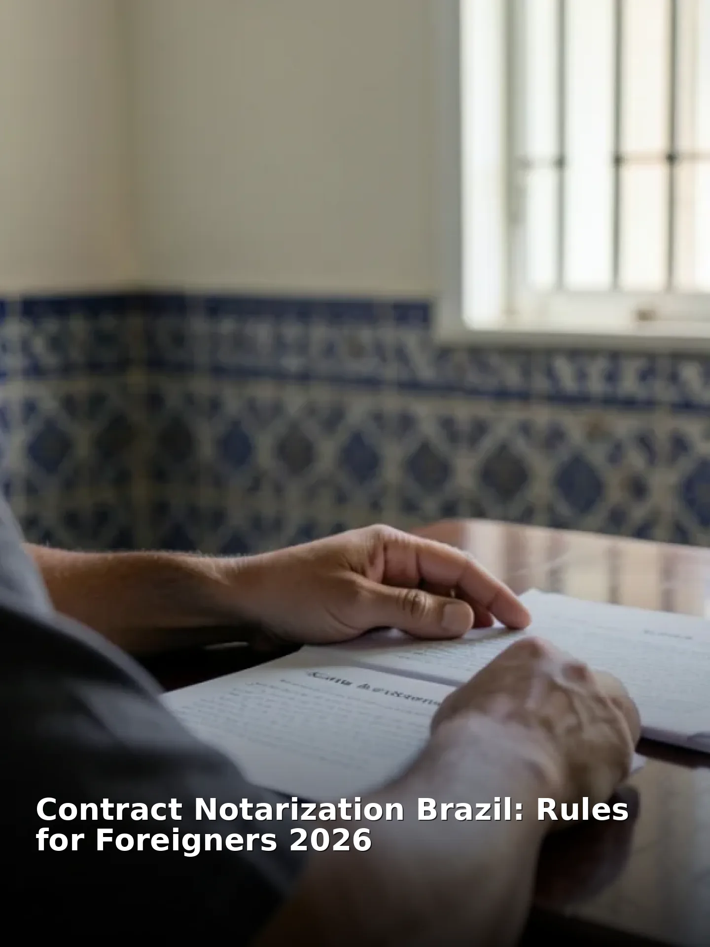 Contract Notarization Brazil: Rules for Foreigners 2026