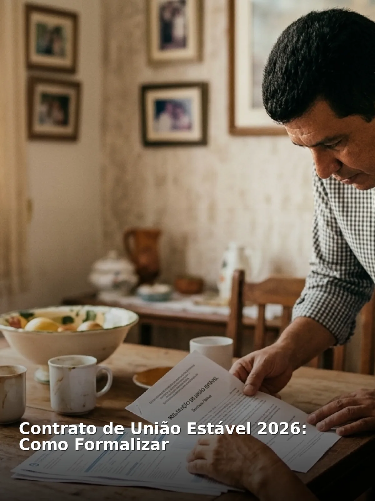 Contrato de união estável 2026: como formalizar