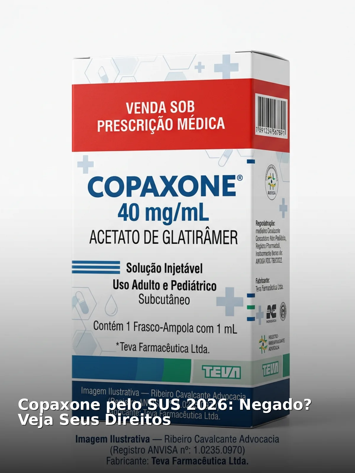 Copaxone pelo sus 2026: negado? Veja seus direitos