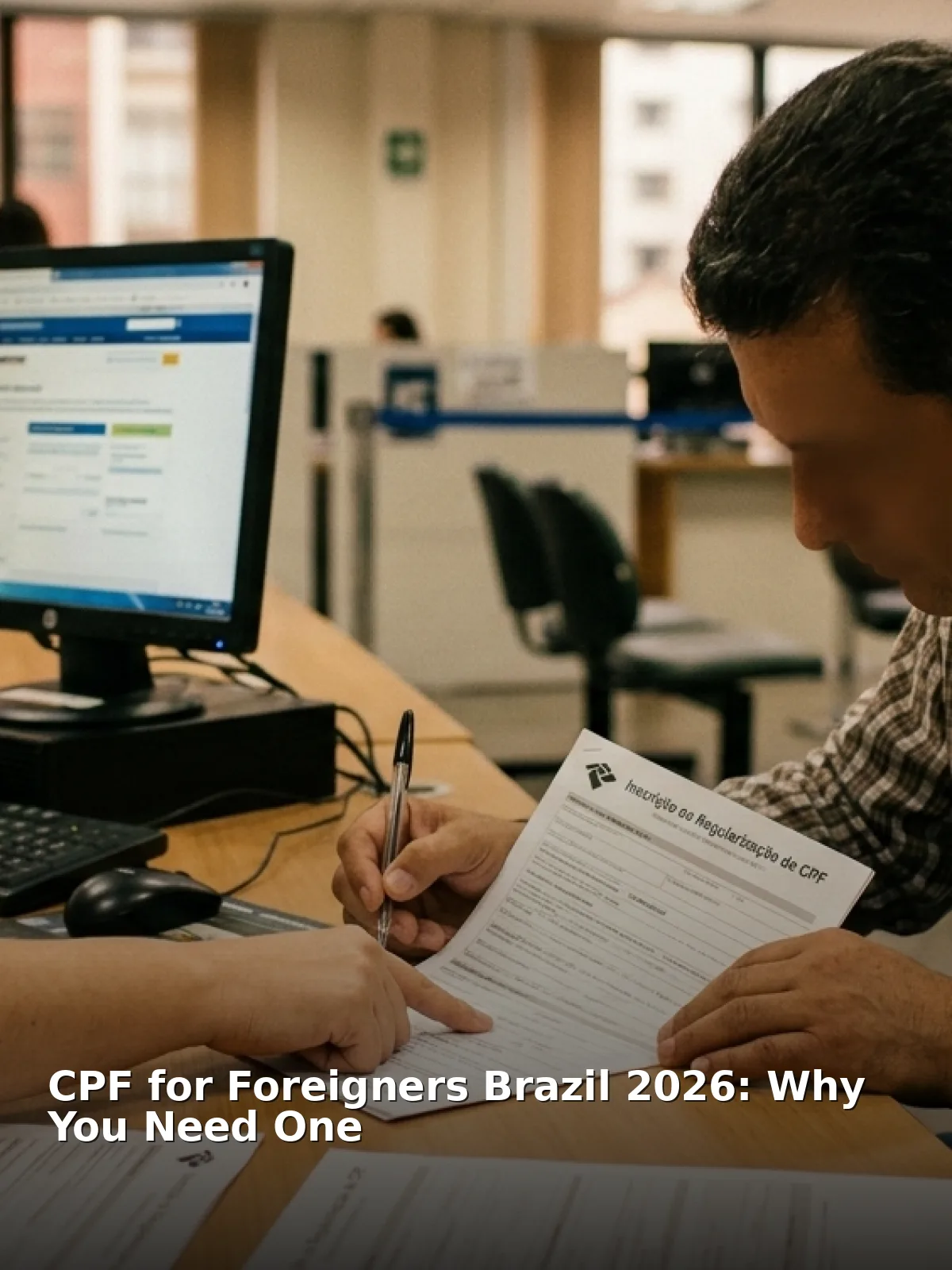 Cpf for foreigners brazil 2026: why you need one