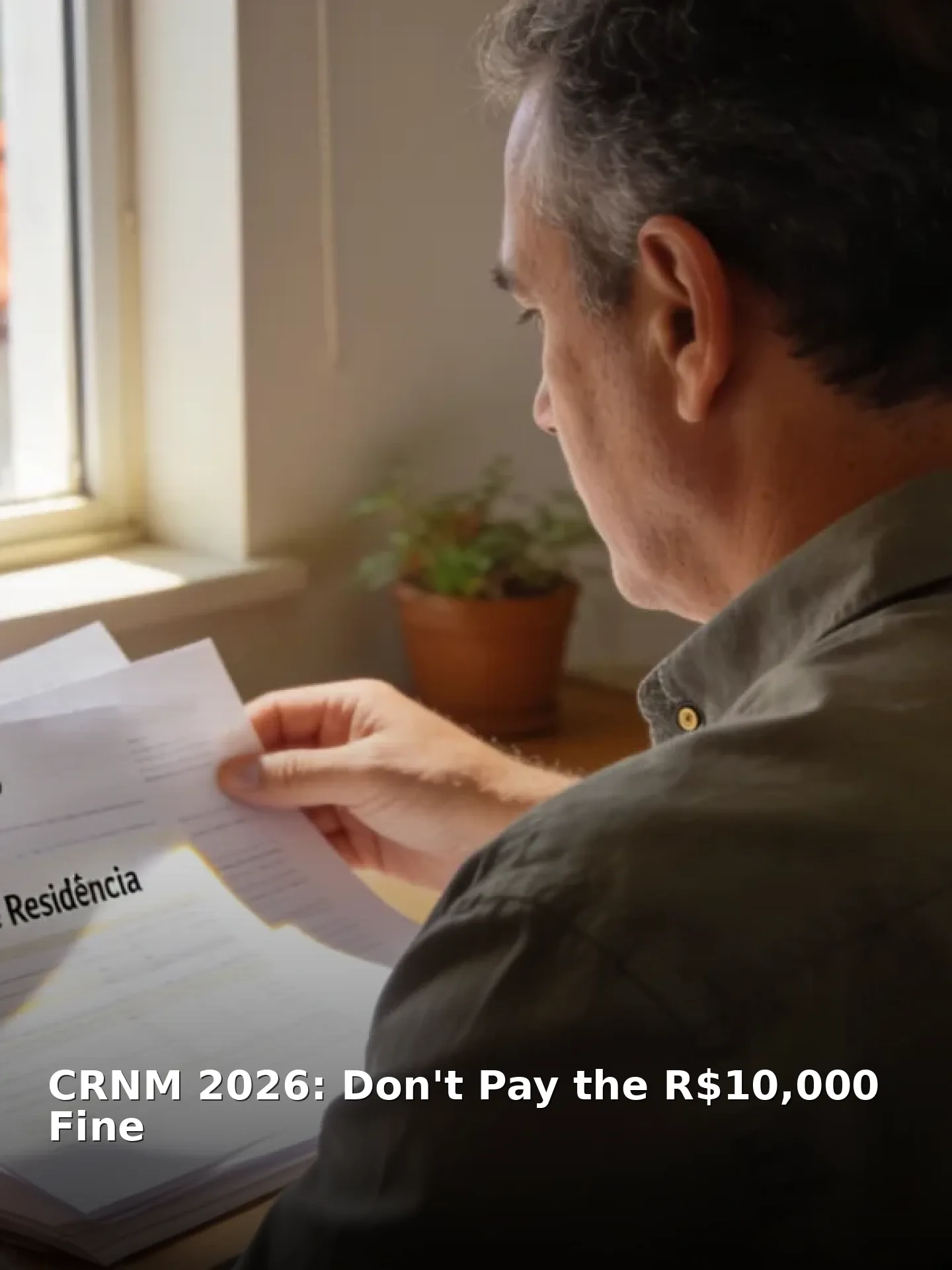 Crnm 2026: when the r$10,000 fine applies