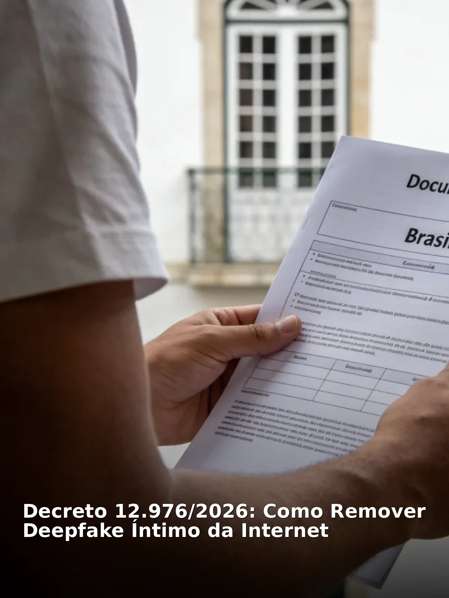 Decreto 12.976/2026: Como Remover Deepfake Íntimo da Internet