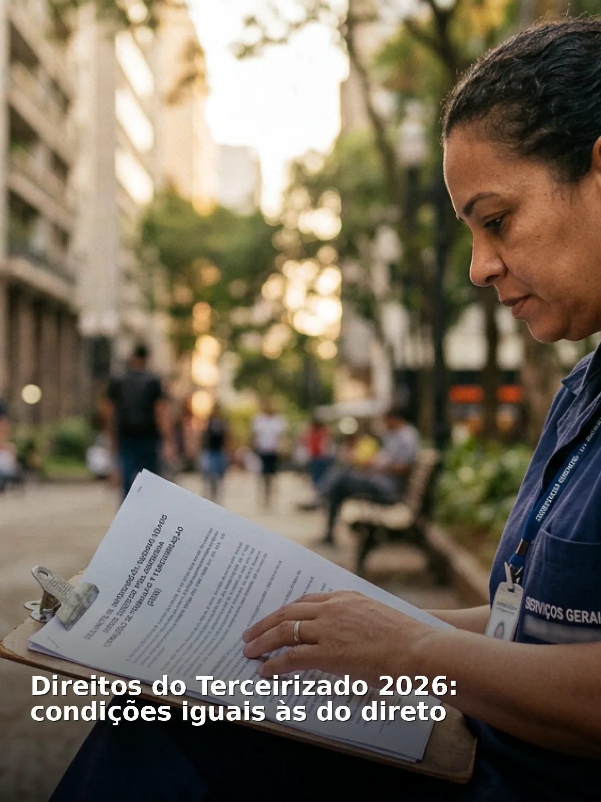 Direitos do terceirizado 2026: condições iguais às do direto