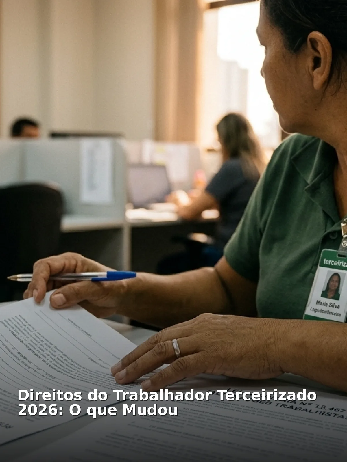 Direitos do trabalhador terceirizado 2026: o que mudou