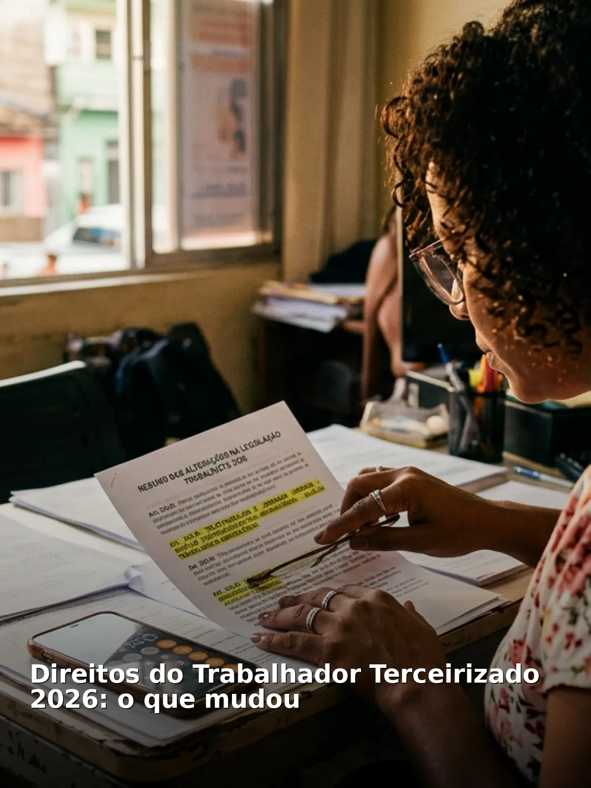 Direitos do trabalhador terceirizado 2026: o que mudou