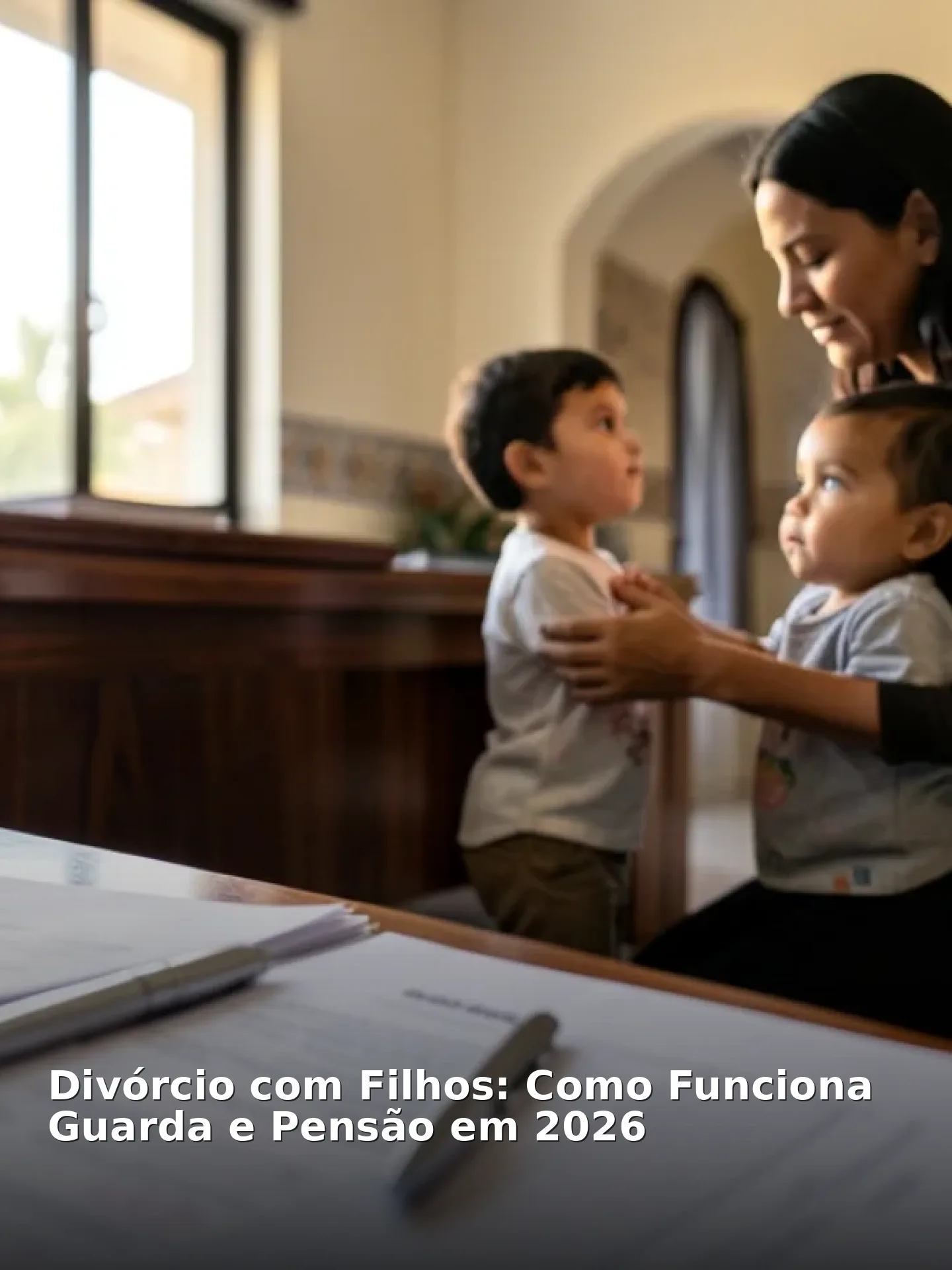 Divórcio com Filhos: Como Funciona Guarda e Pensão em 2026