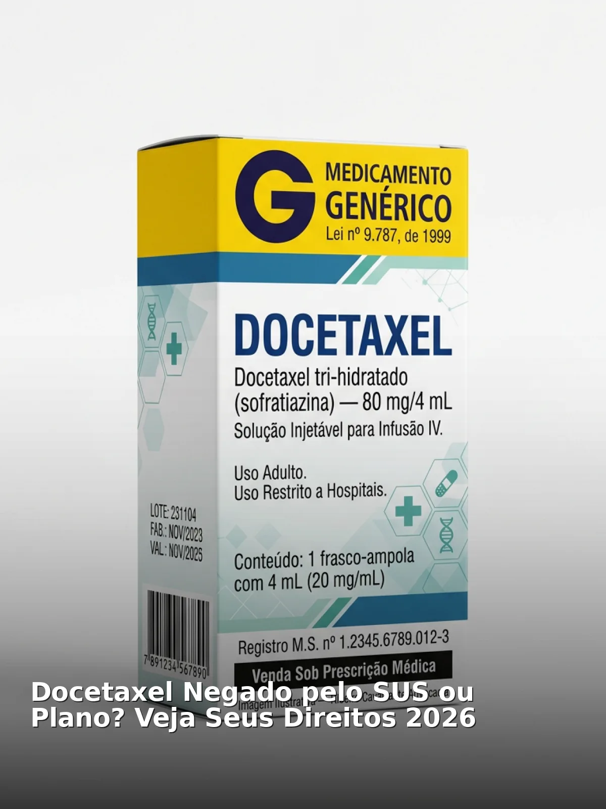 Docetaxel negado pelo sus ou plano? Veja seus direitos 2026