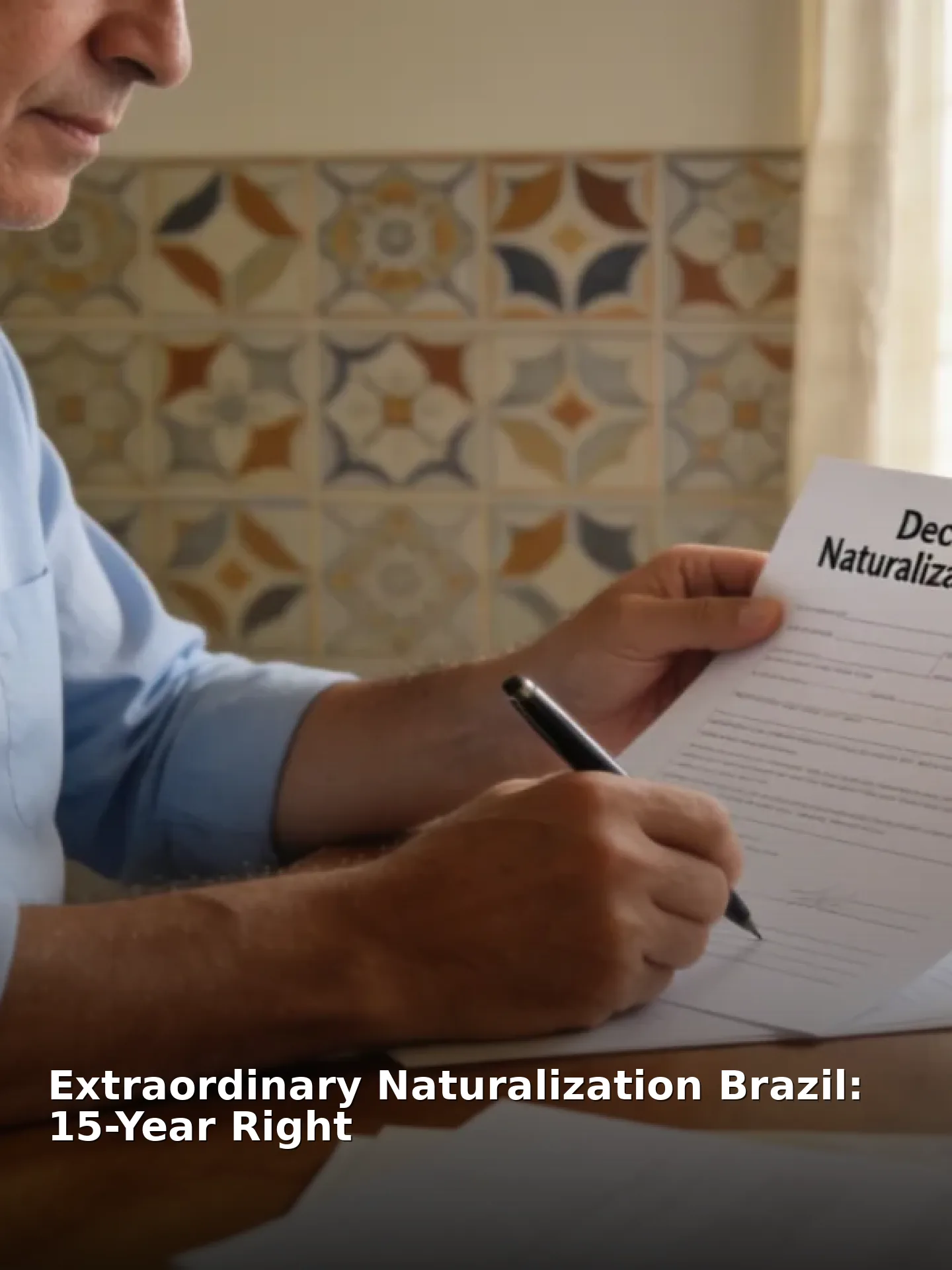Extraordinary Naturalization Brazil: 15-Year Right