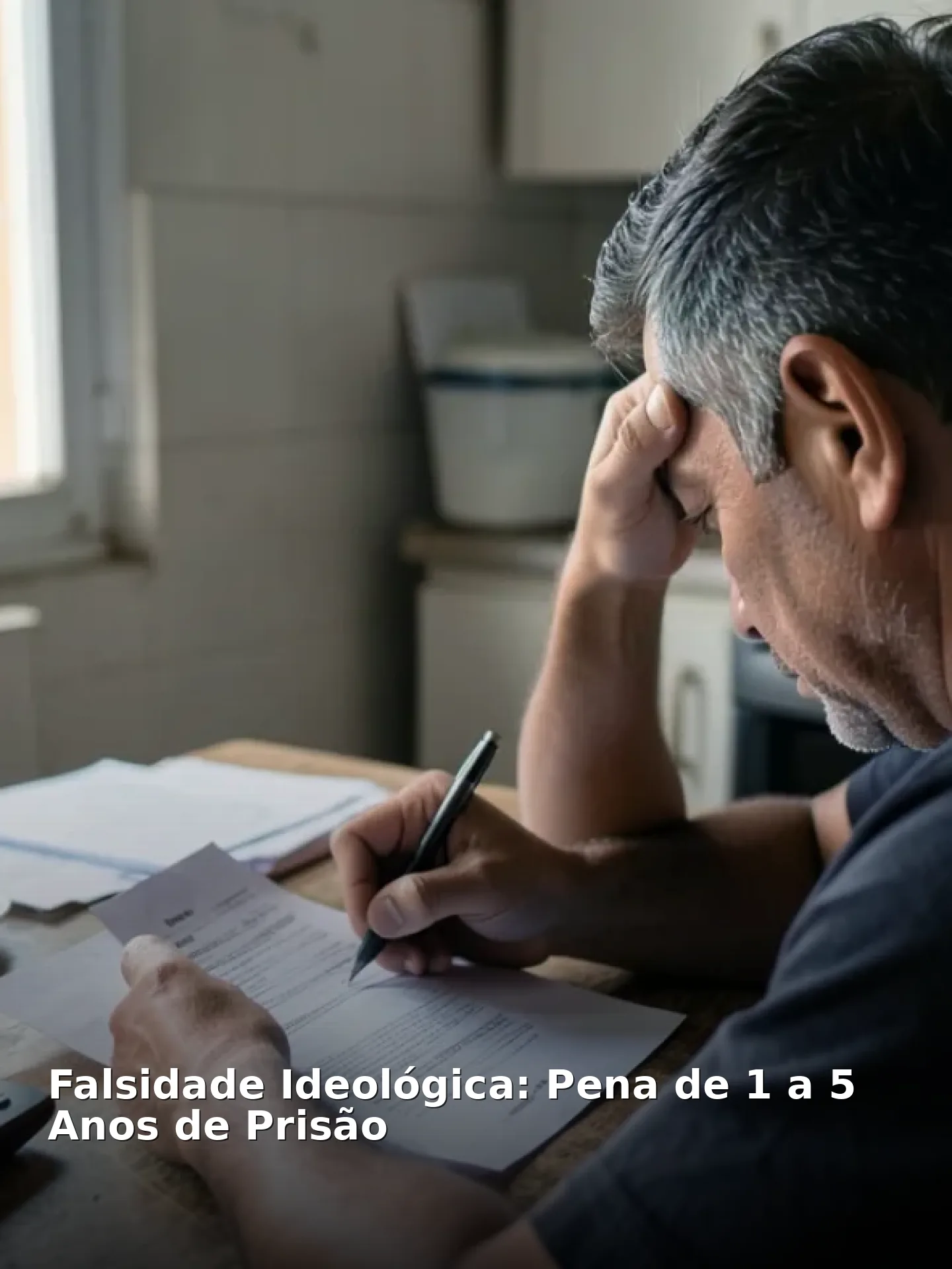 Falsidade Ideológica: Pena de 1 a 5 Anos de Prisão